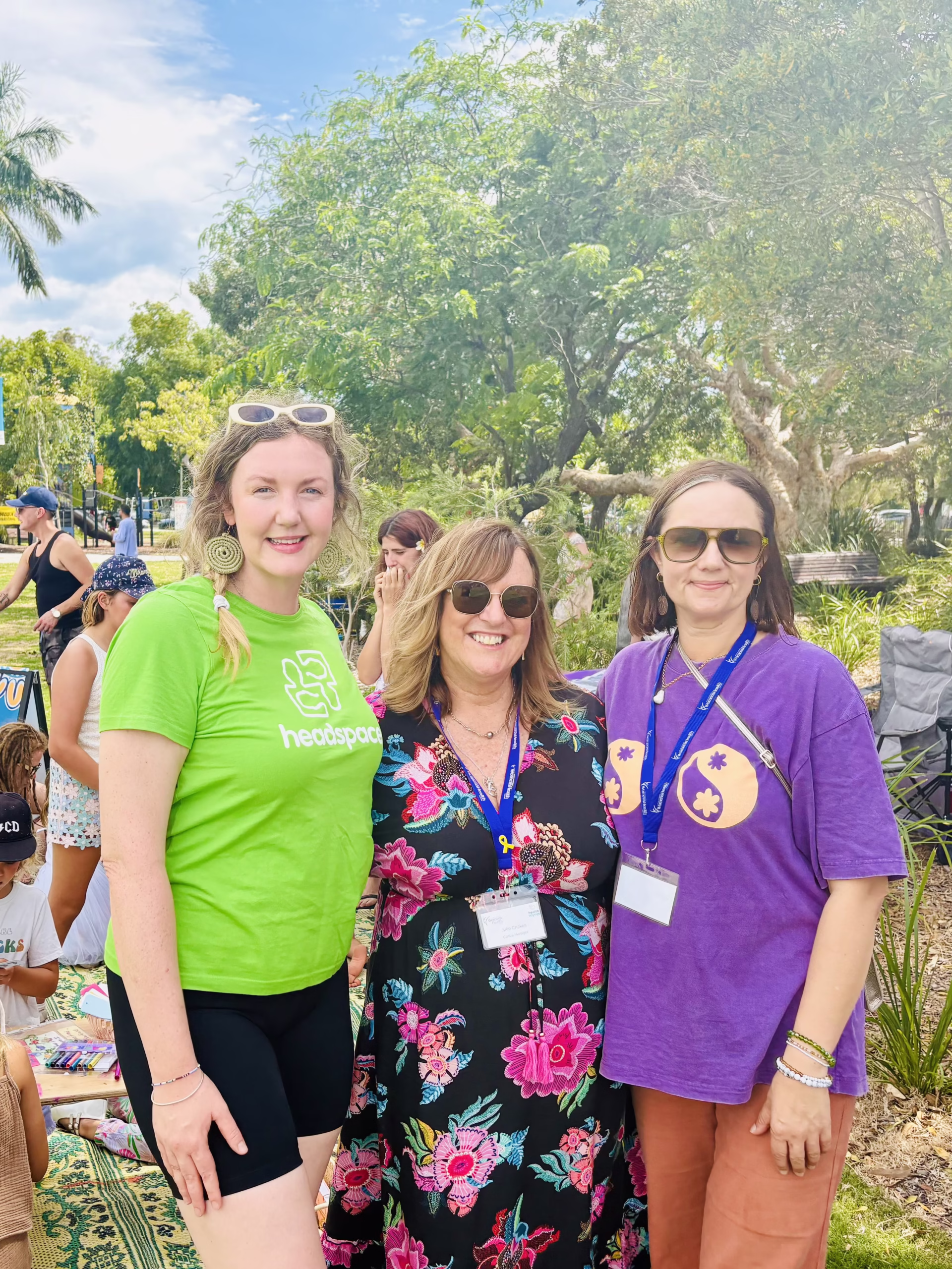Taz (CEO), Julie (Women's Health Centre Manager), and Jen (Women's Health Centre Health Promotions Manager)