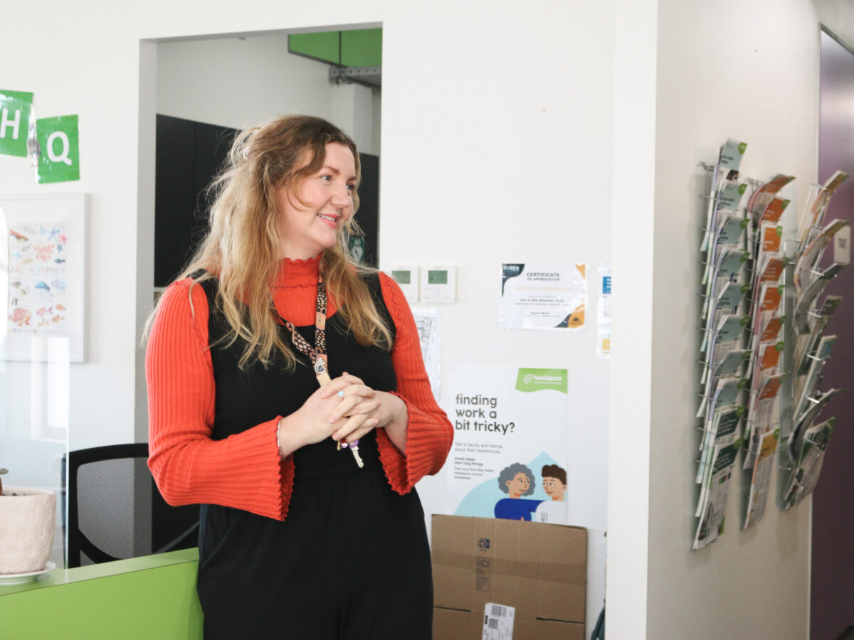 Health Voyage CEO Tazmyn Jewell in headspace Coffs Harbour