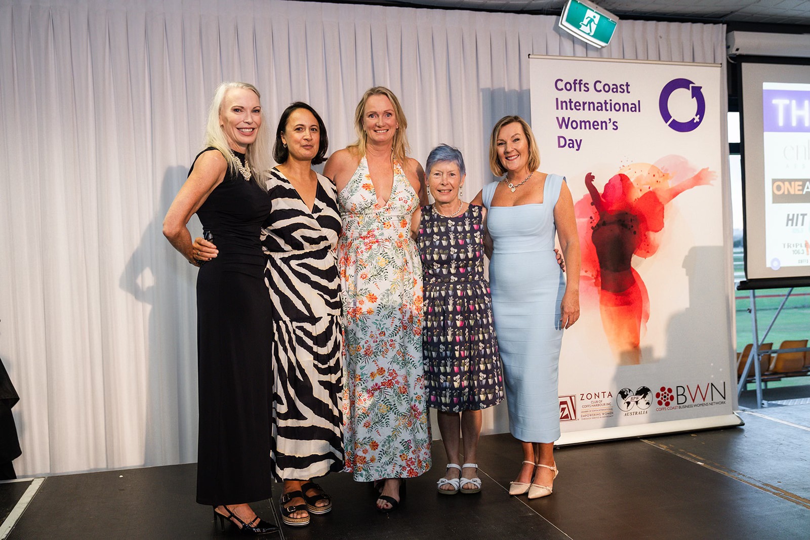 Nurse Berry with the other finalists