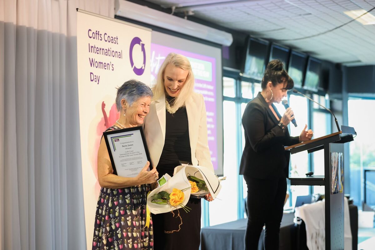 Nurse Berry with the other finalists