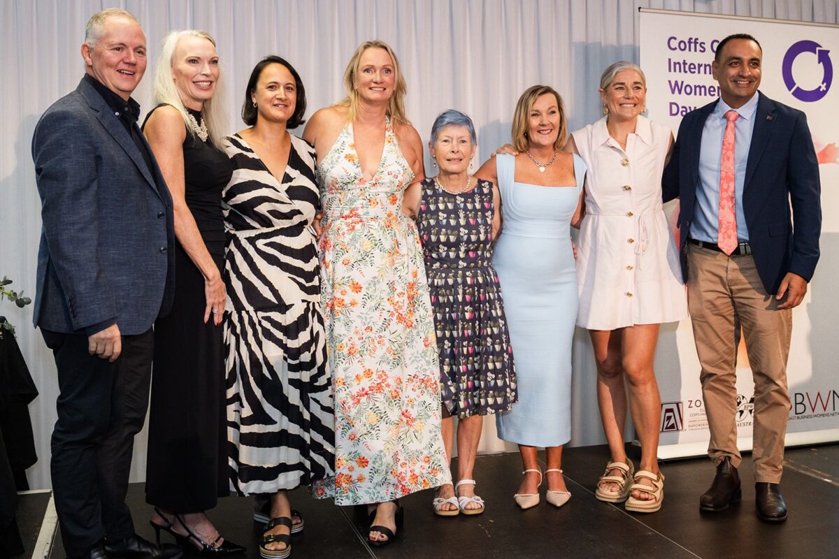 Nurse Berry with the other finalists